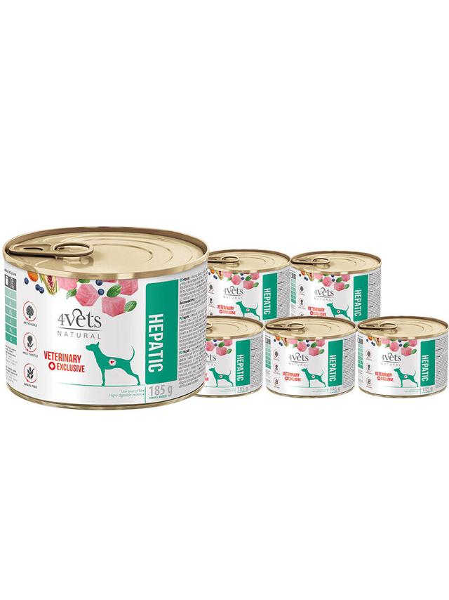 4Vets Dog Hepatic 6x185g