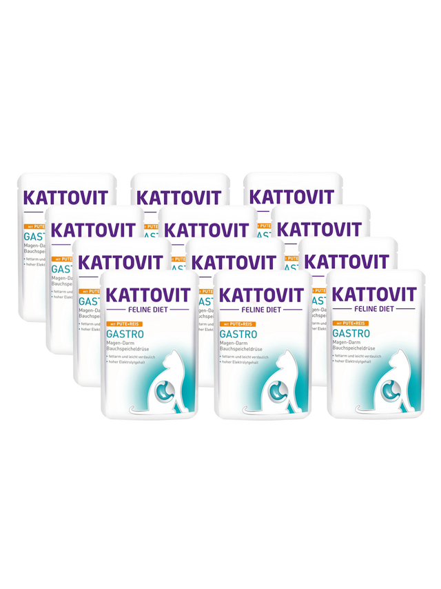 Kattovit Gastro indyk 12x85g saszetka