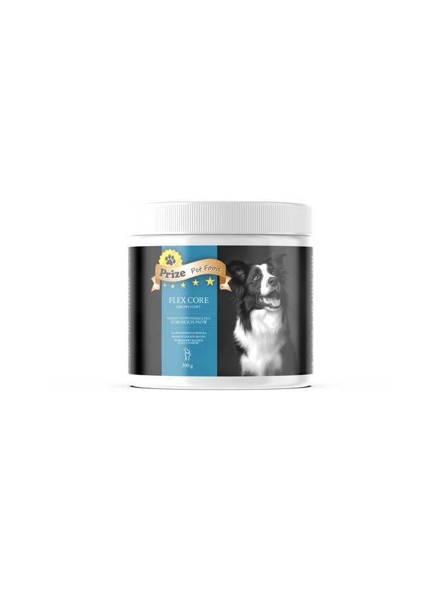 Prize Pet Food Flex Core Preparat Wspomagający Pracę i Regenerację Stawów dla Psa 300g