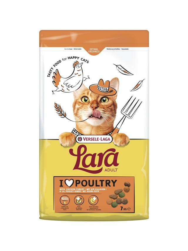 VERSELE-LAGA Lara Adult Turkey & Chicken 7kg - karma dla kotów dorosłych z indykiem i kurczakiem
