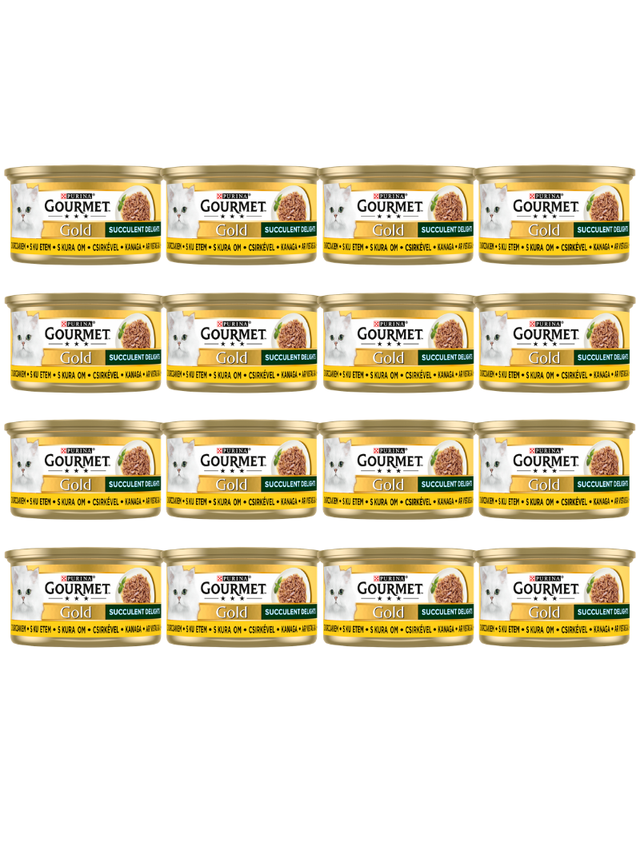 Purina Gourmet Gold z kurczakiem 48x85 g