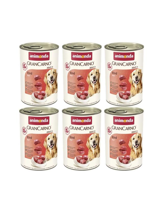 ANIMONDA GranCarno Adult Dog smak: Wołowina 6x400g