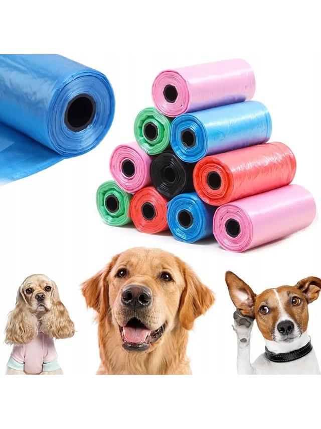 NUXIE Woreczki na psie odchody kolorowe 10x15szt