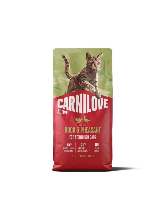 Carnilove Active Cat Duck & Pheasant for Sterilised Adult 6 kg