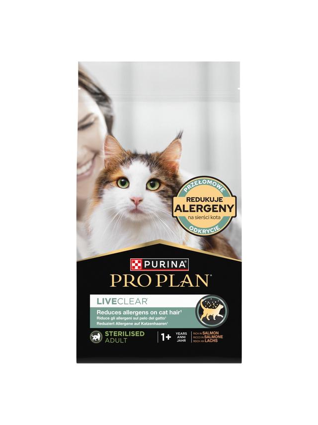 PRO PLAN LiveClear Karma dla dorosłych kotów po zabiegu sterylizacji bogata w łososia 1,4 kg / Opakowanie uszkodzone (4737,4918,6916,6905) !!!