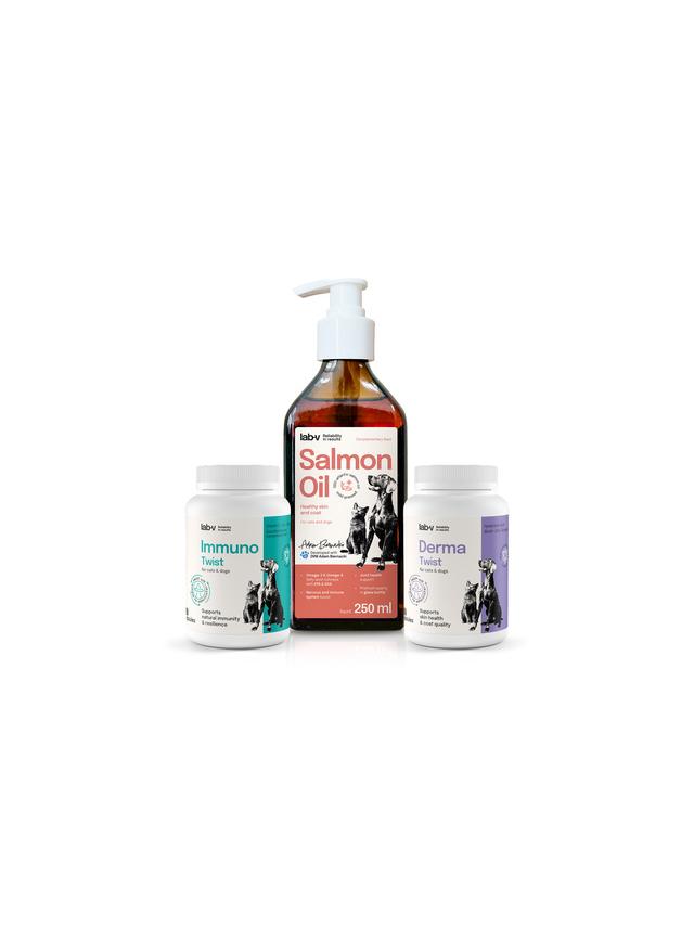 Lab-v Pet Care Box MEDIUM – Zestaw prezentowy dla psa i kota