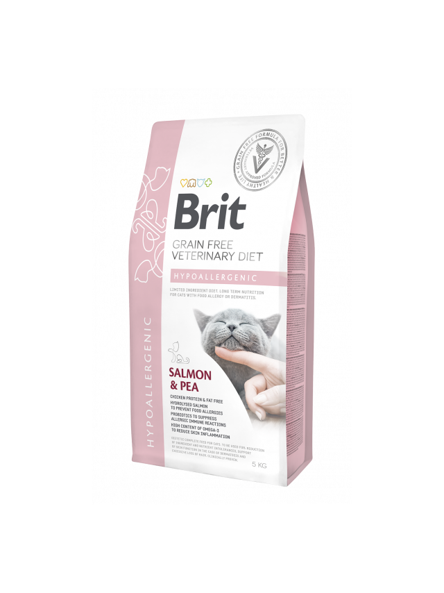 Brit gf veterinary diets cat Hypoallergenic 5kg