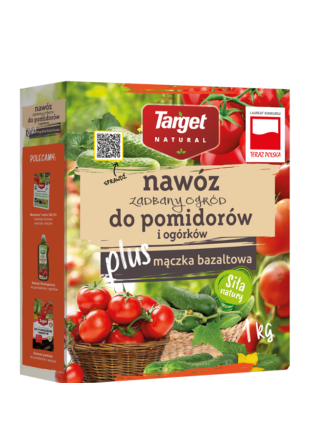 Nawóz Zadbany Ogród do pomidorów i ogórków plus mączka bazaltowa 1 Kg