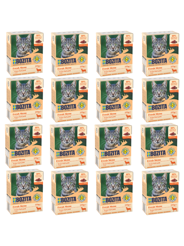 BOZITA Cat Jagnięcina w sosie  16x370g