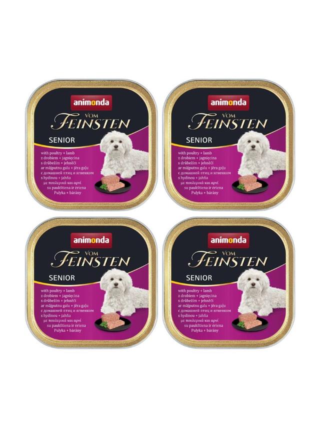 ANIMONDA Dog Vom Feinsten Senior smak: drób z jagnięciną 6 x 150g