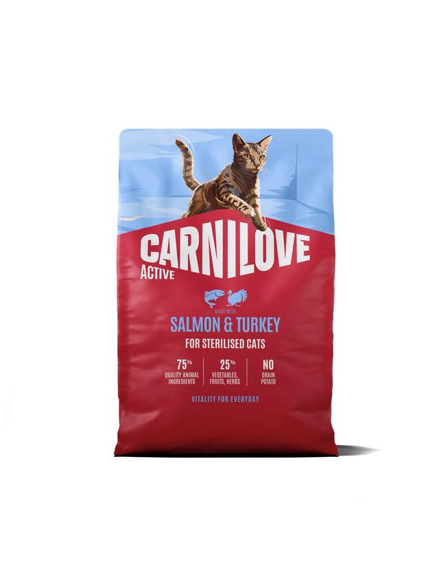 Carnilove Active Cat Salmon & Turkey for Sterilised Adult 2 kg