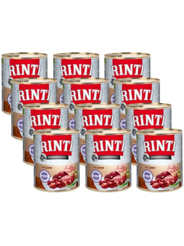 Rinti Kennerfleisch karma mokra dla psa - jagnięcina 12x800g