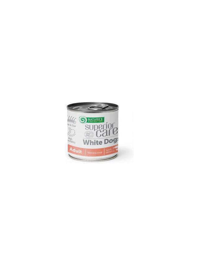NATURES PROTECTION Superior Care White Dogs Adult Salmon 140ml