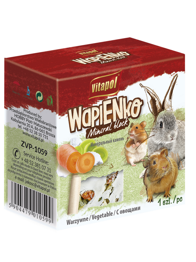 VITAPOL Wapienko dla gryzoni warzywne 40g