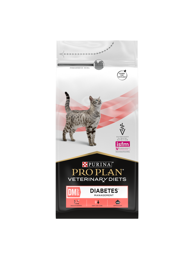 PRO PLAN Veterinary Diets DM St/Ox Diabetes Management Karma sucha dla kota 1,5kg