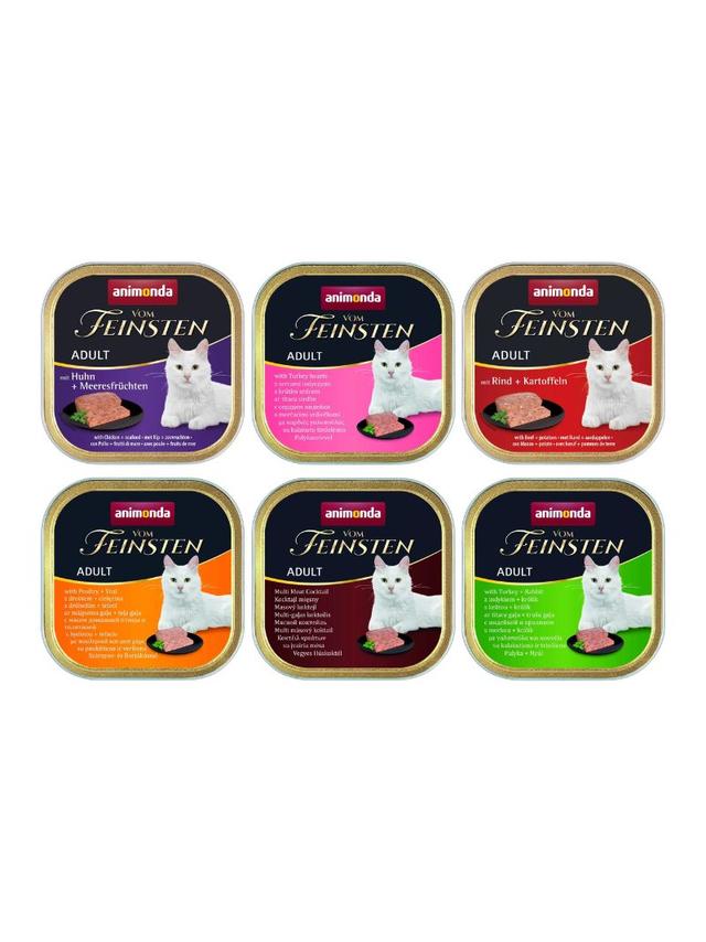 ANIMONDA Vom Feinsten Adult Cat MIX Smaków 30 x 100g