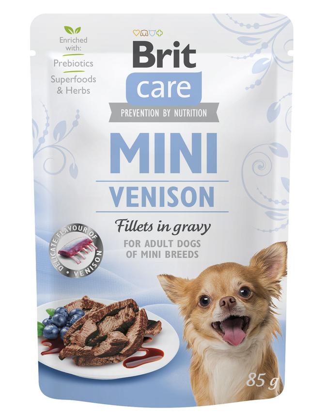 Brit Care Mini Venison fillets in gravy 24x85g
