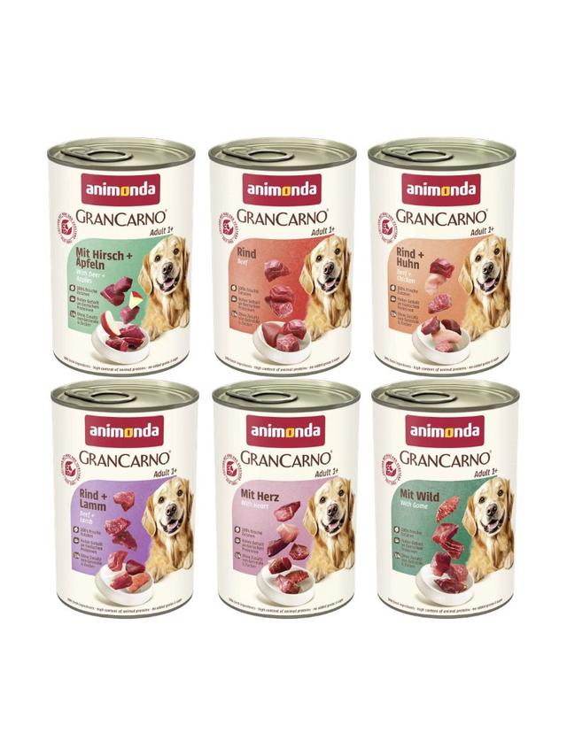 ANIMONDA GranCarno Adult Dog smak: Mix Smaków 6x400g