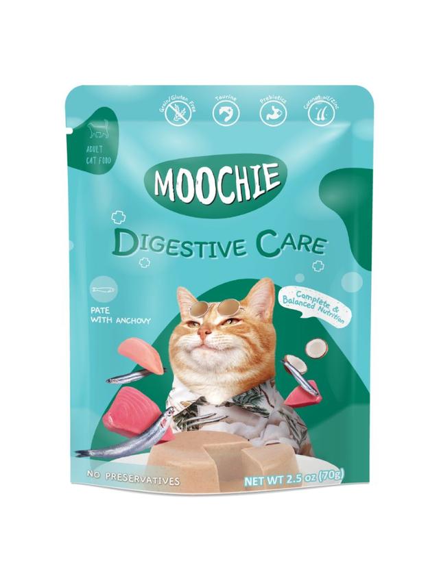 MOOCHIE Digestive Care With Anchovy 70g opieka nad układem pokarmowym