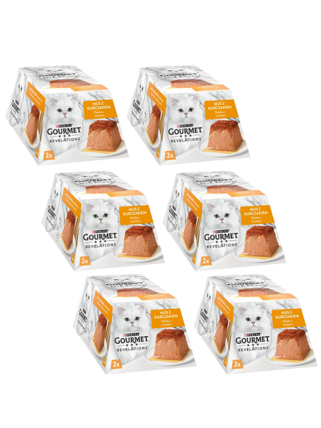 GOURMET Revelations Mus z Kurczakiem w kaskadzie sosu 12x57g (6x2x57g)