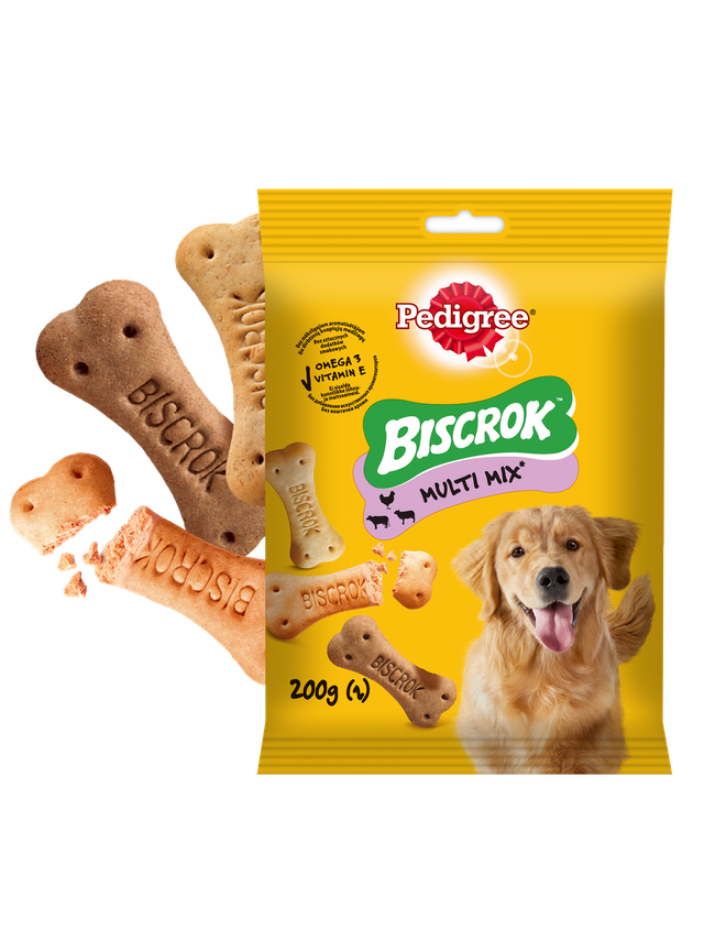 PEDIGREE Biscrok 200g - ciasteczka dla psów w kształcie kostek
