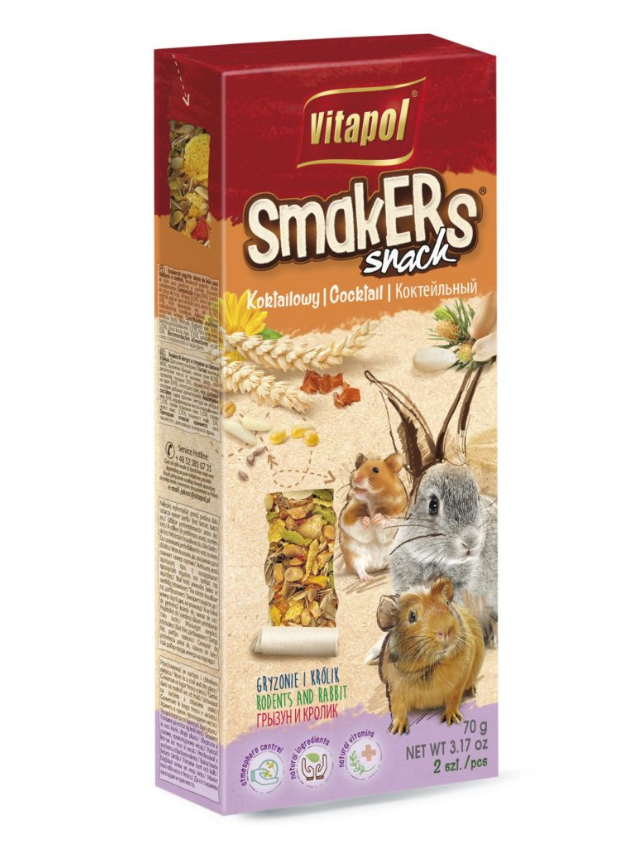 VITAPOL Kolby Smakers dla królików i gryzoni - koktajlowe 2szt.