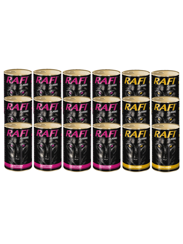 Rafi Classic MIX SMAKÓW w Sosie 18x1240g