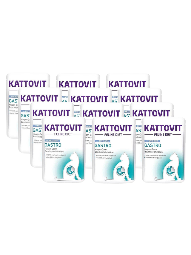 Kattovit Gastro kaczka 12x85g saszetka
