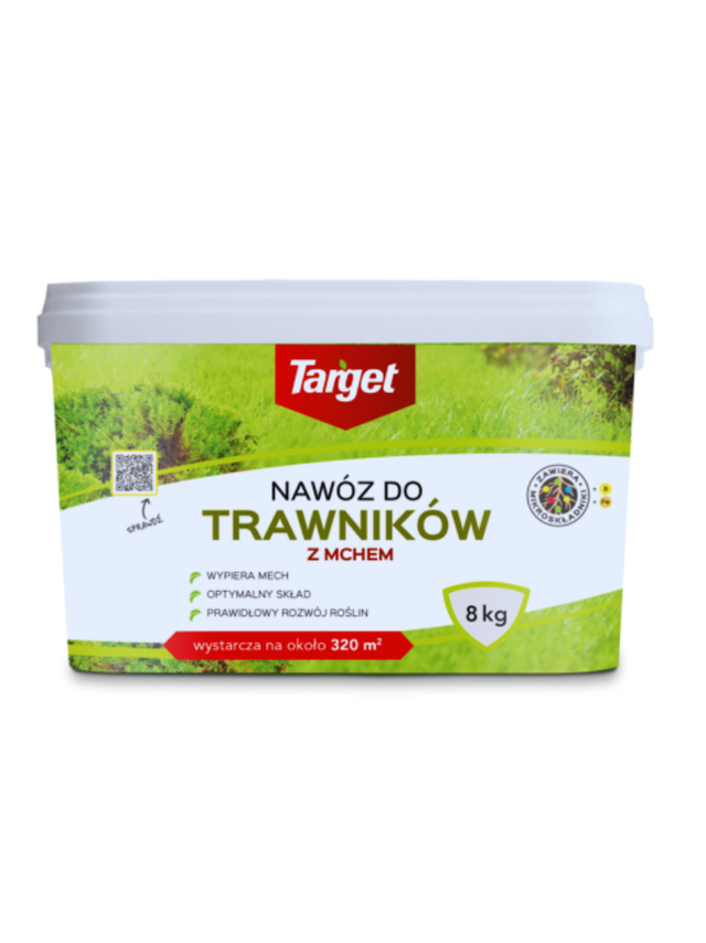 Nawóz granulowany do trawników z mchem 8kg