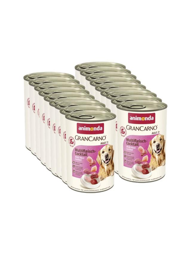 ANIMONDA GranCarno Adult Dog smak: Koktajl mięsny 18x400g