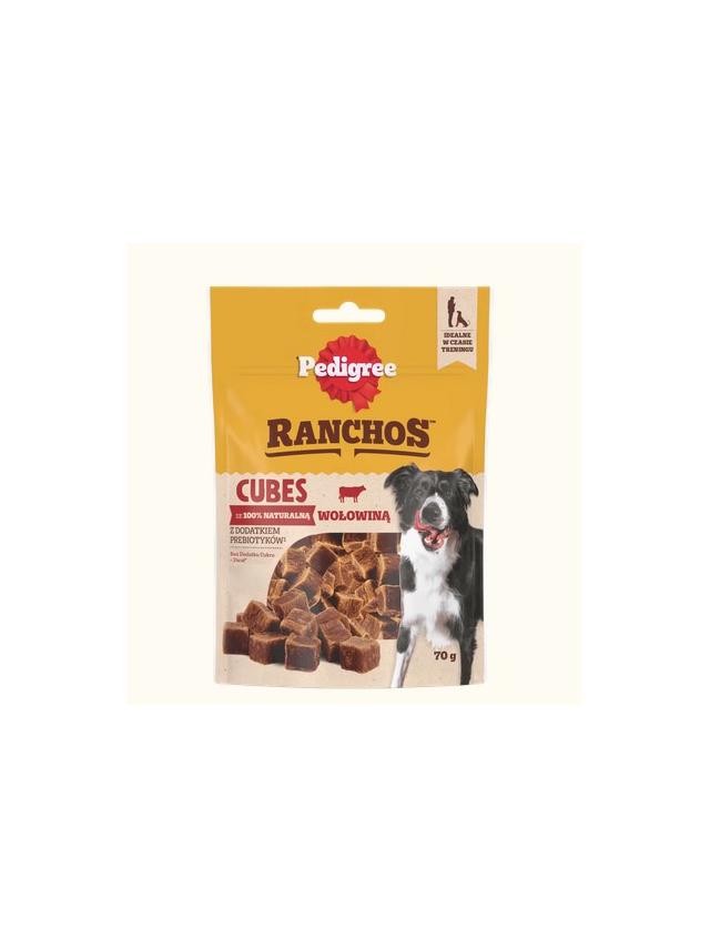 PEDIGREE® Ranchos™ Cubes z wołowiną 70g
