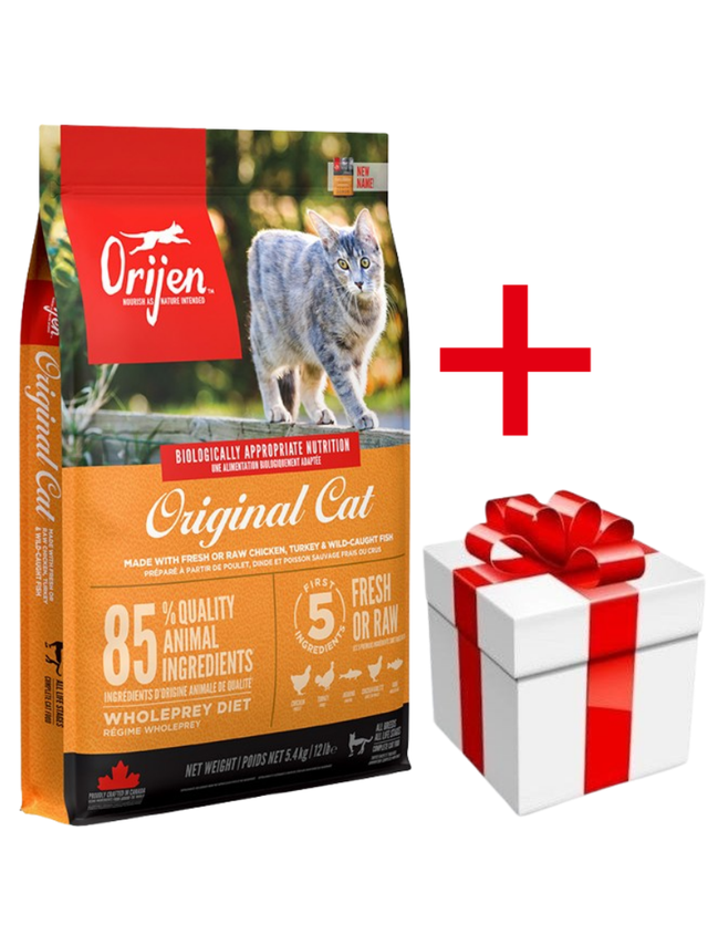 ORIJEN Original Cat 17kg+ niespodzianka dla kota GRATIS!
