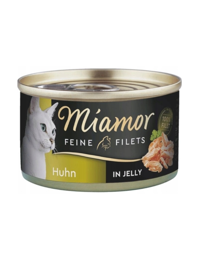Miamor Feine Filets w galaretce - mokra karma dla kota kurczak 100g puszka