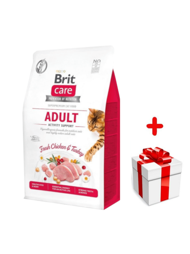 BRIT Care Cat  Grain-Free Activity Support 7kg + niespodzianka dla kota GRATIS!