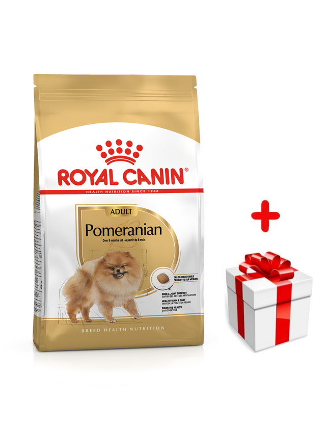 ROYAL CANIN Pomeranian Adult 500g karma sucha dla psów dorosłych rasy Pomeranian + niespodzianka dla psa GRATIS