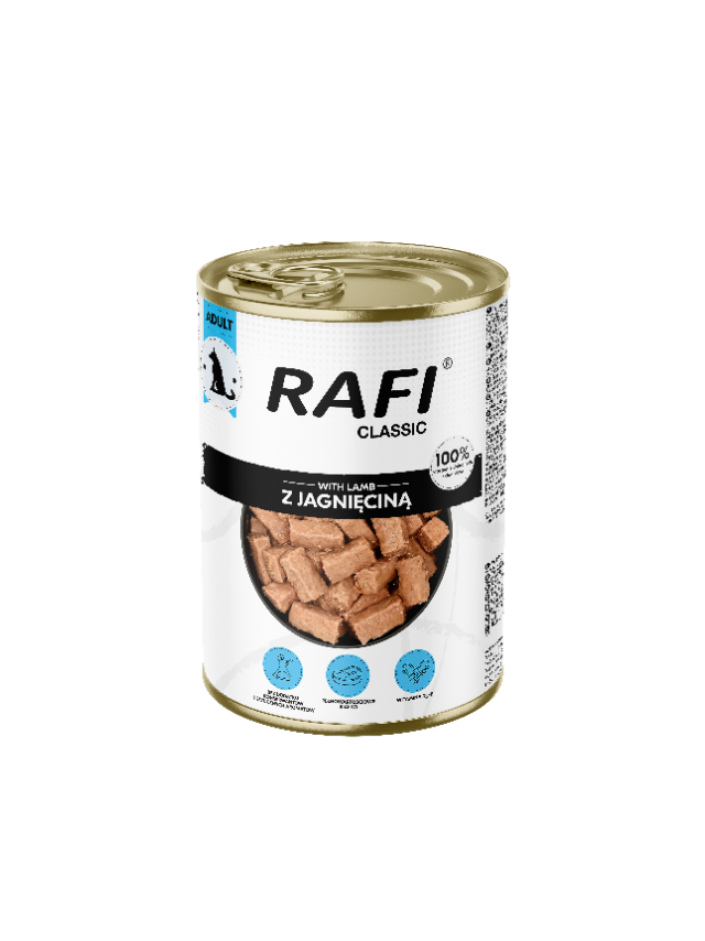 Rafi Classic z jagnięciną 1240g