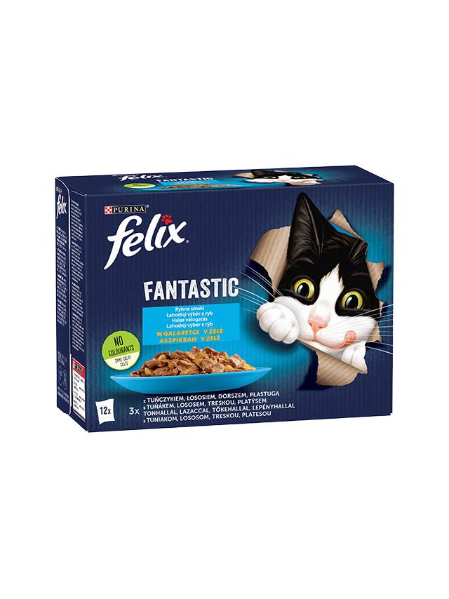 FELIX Fantastic Rybne Smaki w galaretce: 12x85g