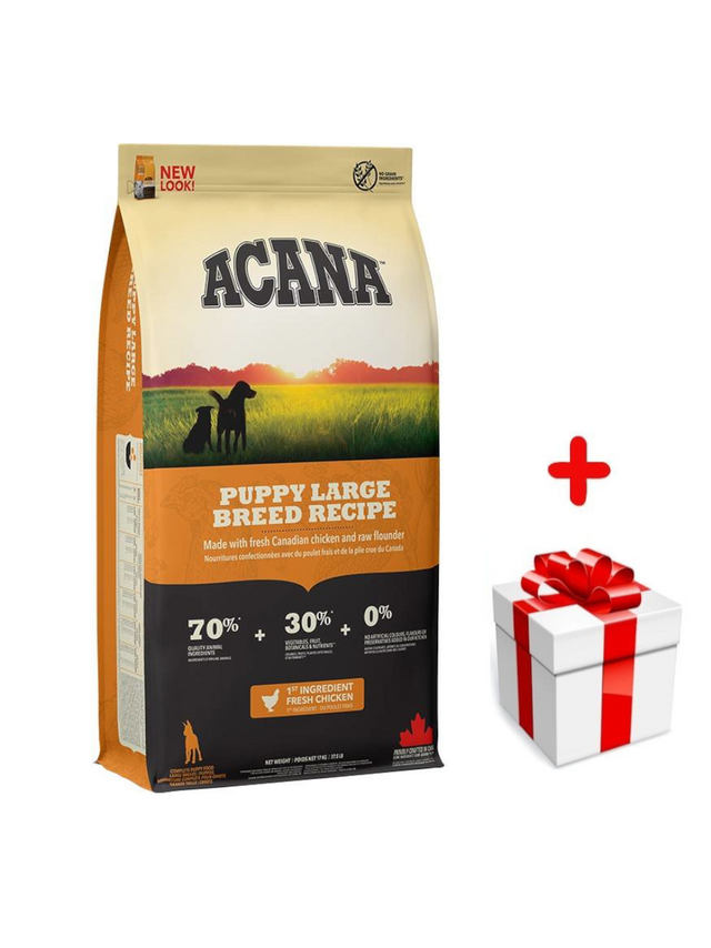 ACANA Puppy Large Breed 17kg + niespodzianka dla psa GRATIS!