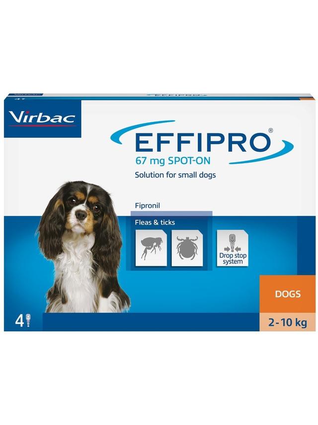 EFFIPRO  Spot-On pies S 2-10 kg (pipeta 4 x 0,67ml)