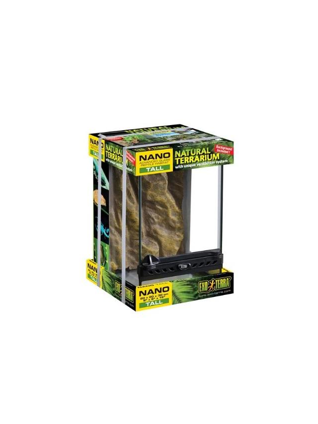 EXOTERRA Terrarium szklane NANO- high, 20x20x30cm