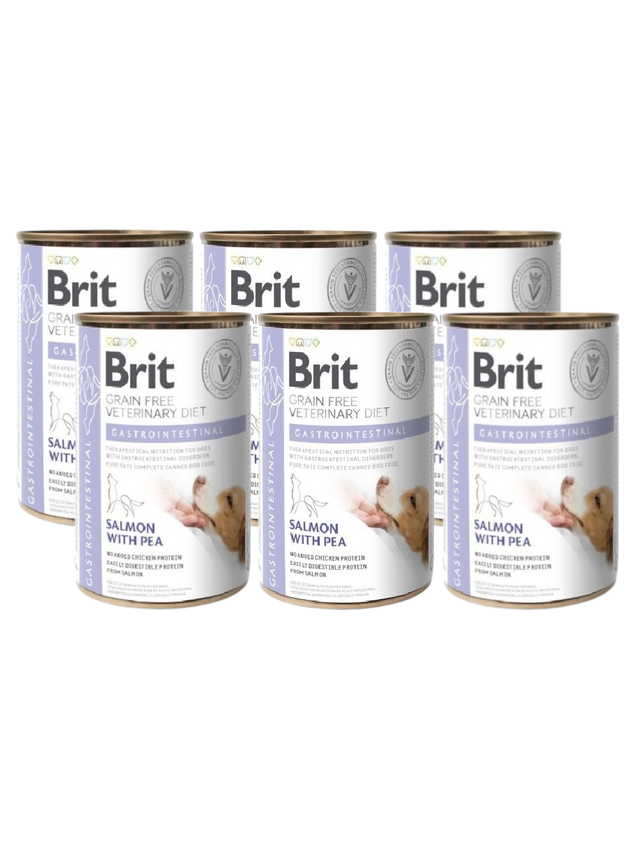 BRIT GF Veterinary Diets Dog Gastrointestinal 6x400g- -karma mokra dla psa