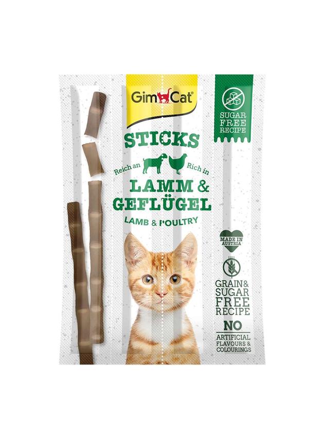 GIMCAT Sticks z jagnięciną i  drobiem  4szt