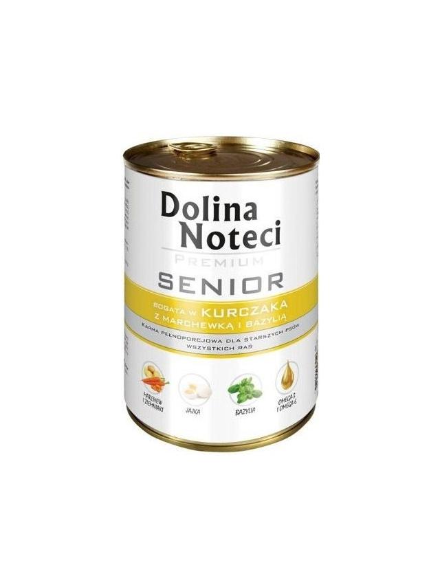 Dolina Noteci PREMIUM Senior Kurczak z marchewką i bazylią 400g