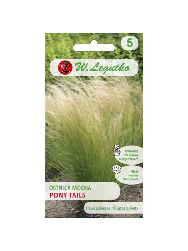 Ostnica mocna Pony Tails - zielona