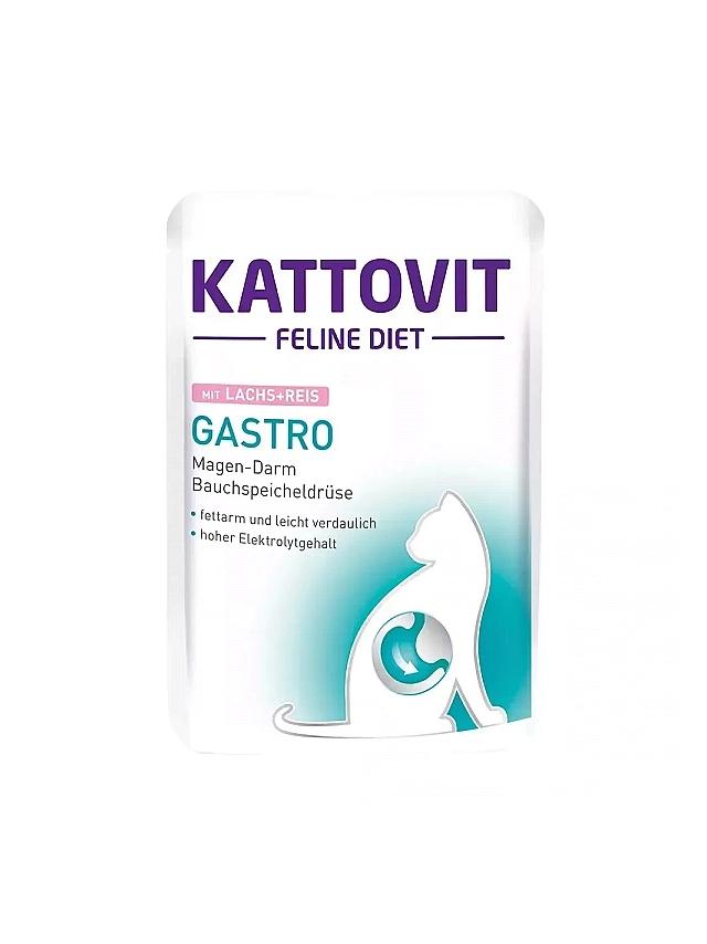 Kattovit Gastro łosoś 85g saszetka