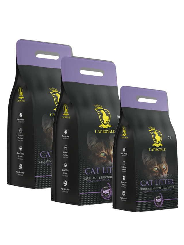 Cat Royale Lawenda żwirek bentonitowy 25l