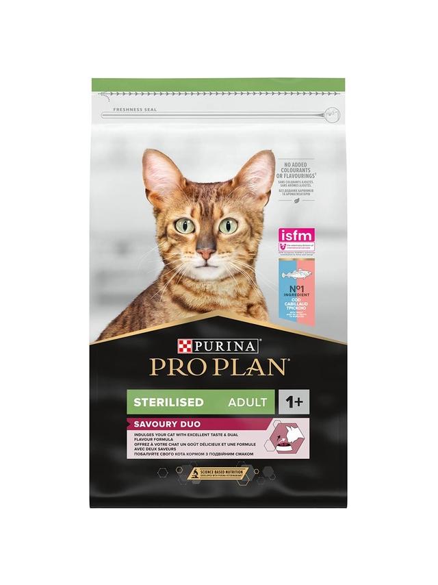PURINA Pro Plan Cat Sterilised Dorsz i Pstrąg 10kg Opakowanie uszkodzone (7951) !!!