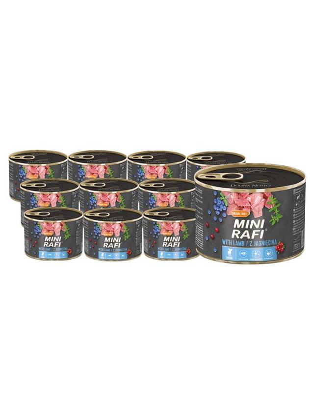 DOLINA NOTECI Mini Rafi z jagnięciną 12x185g