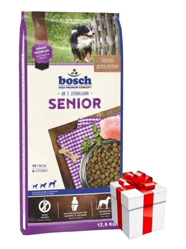 Bosch Senior (nowa receptura) 12,5kg + Niespodzianka dla psa GRATIS