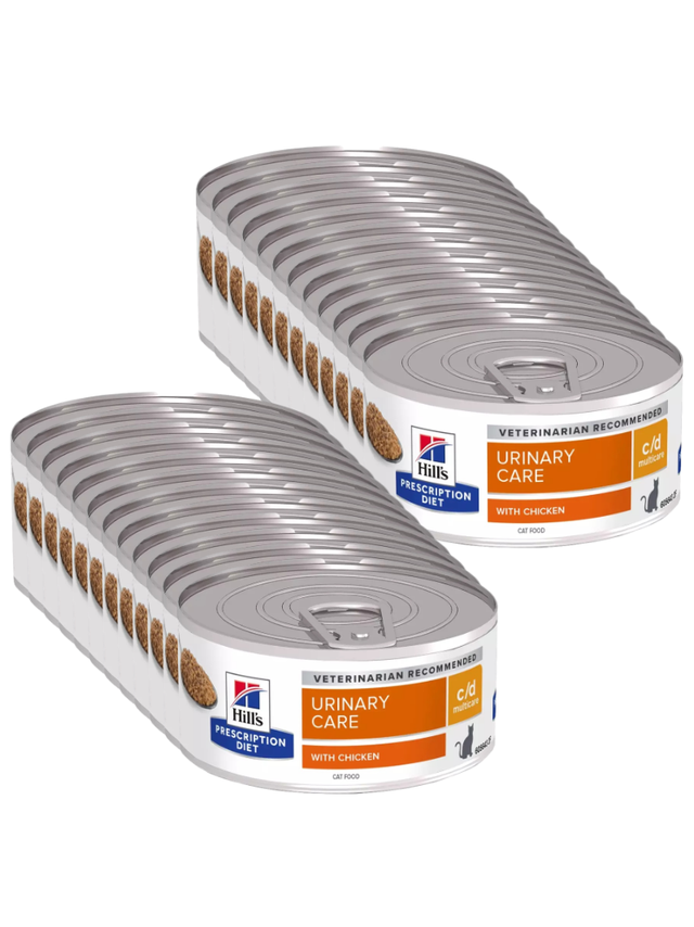 HILL'S PD Prescription Diet Feline c/d Multicare Kurczak 24x156g - puszka